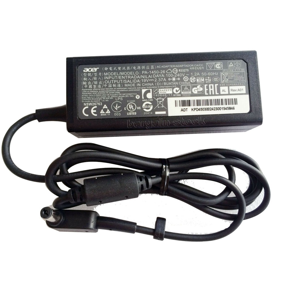 Laptop Charger for Acer 19V 2.37A Acer Aspire E5-721, E5-731 | Shopee