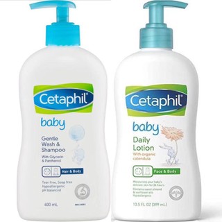 Cetaphil Daily Lotion & Shampoo 400ml New Packging