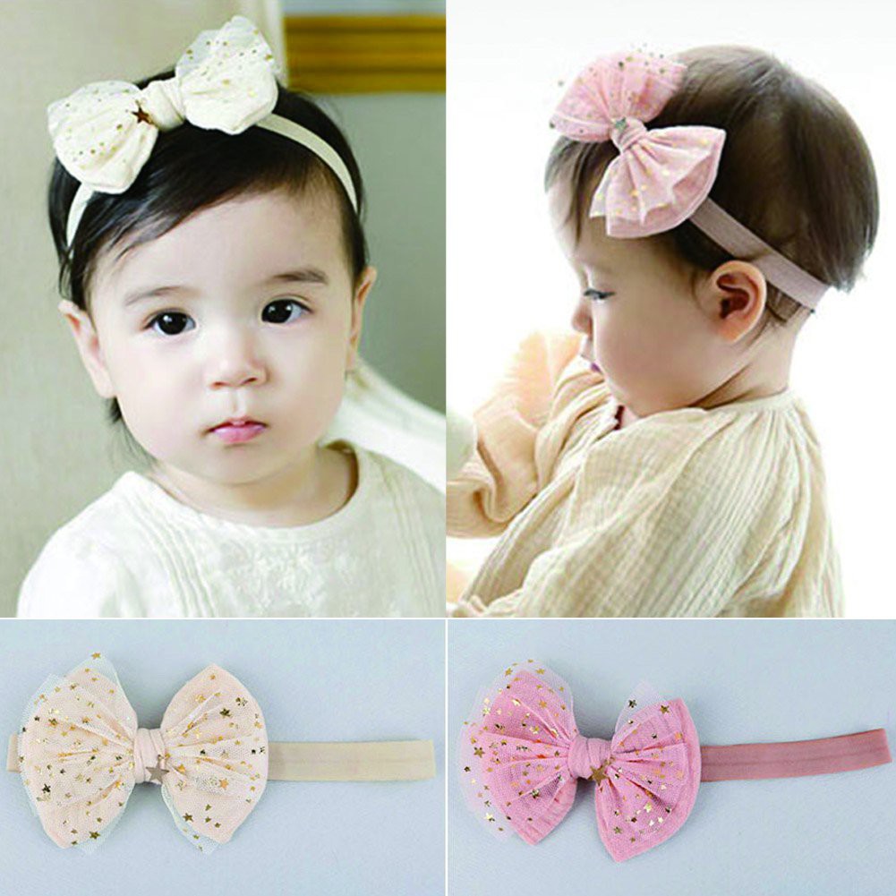 Toddler Infant Baby Hair Bands Hair Accessoris Girls Bowknot