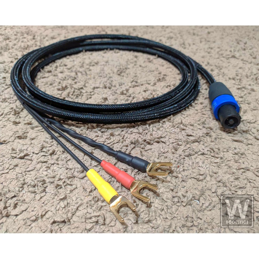 High Level Subwoofer SpeakOn Cable ( for Rel , Sumiko , BK , MJ
