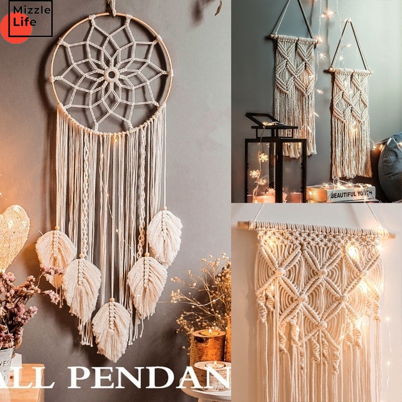 Mizzle 1Pcs Macrame Large Dream Catcher Home Wall Hangings Tapestry Hand  Woven Bohemian Chic Wedding Living Room Bedroom Wall Decoration Gift |  Shopee Philippines