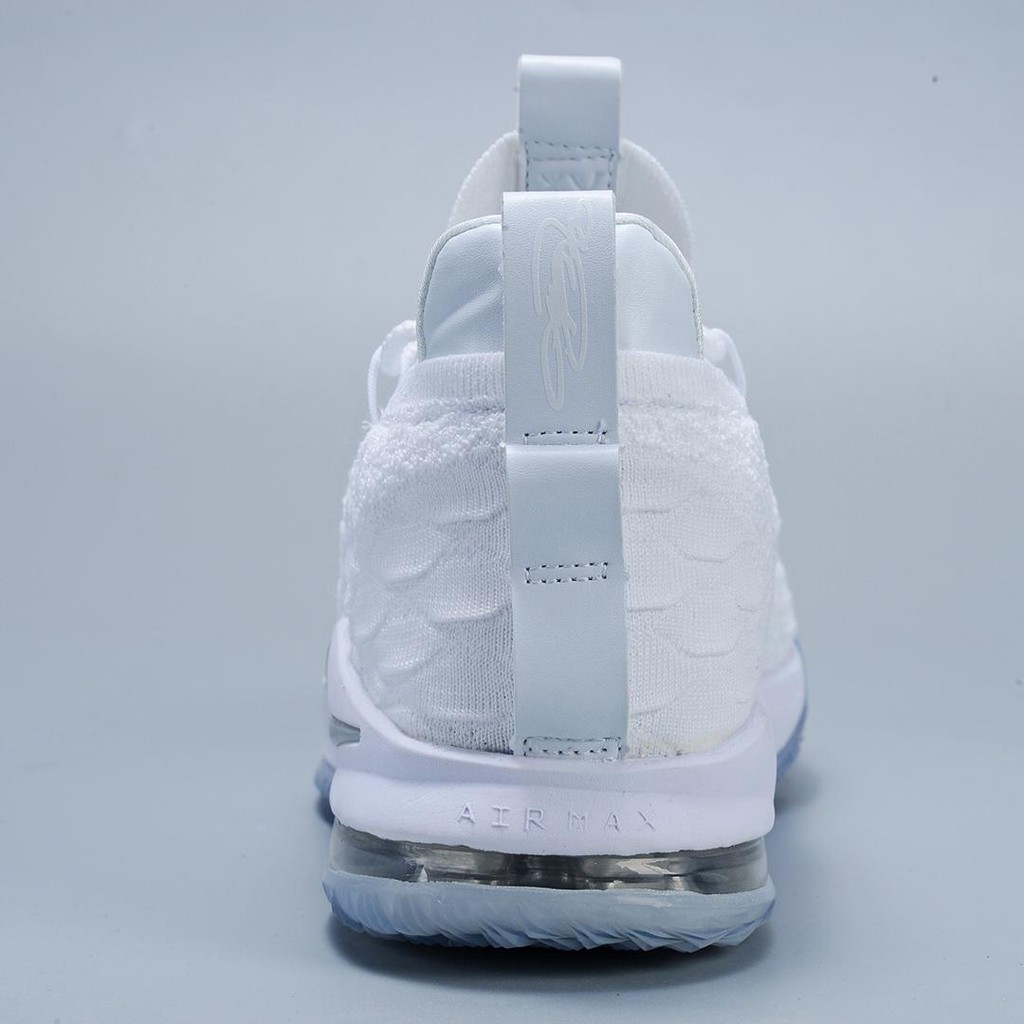 lebron 15 low all white