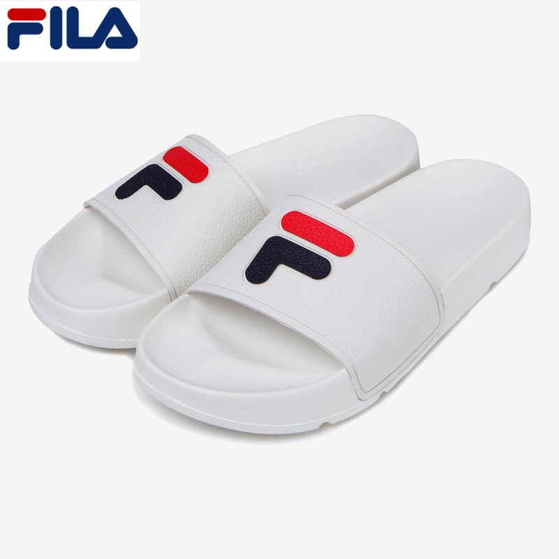 fila white slides