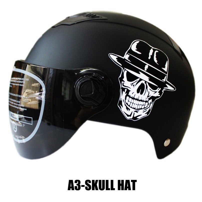 skull bike helmet