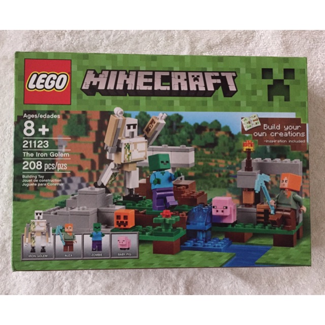 lego minecraft the iron golem 21123