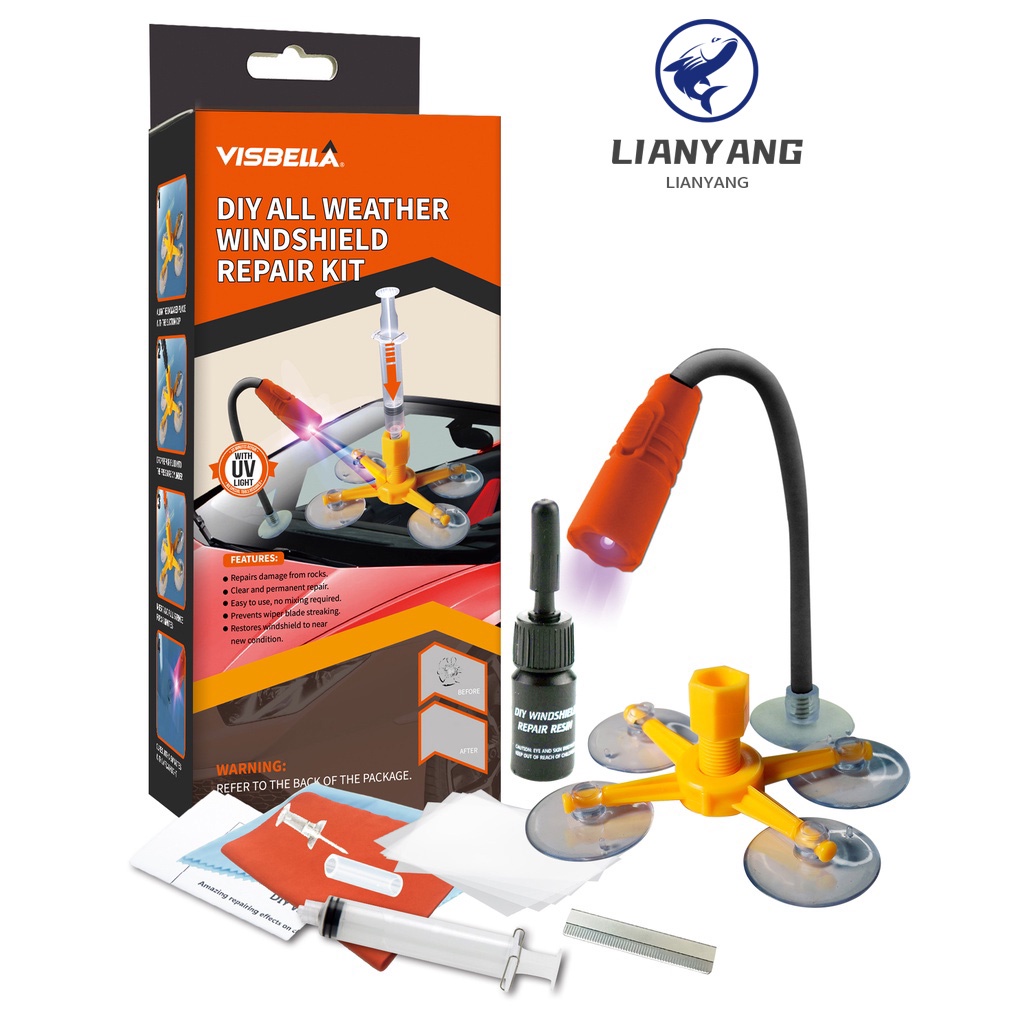 Car Windshield Repair Kit Quick Repair Car Broken Glass Resin Sealant
