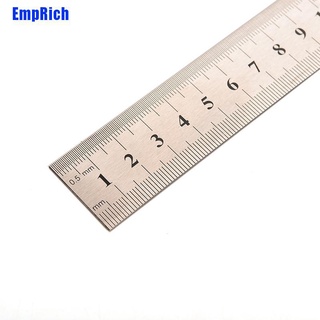 [EmpRich] Ch 20Cm Metal Ruler Metric Rule Precision Double Sided Measuring Tool 3Cc #6