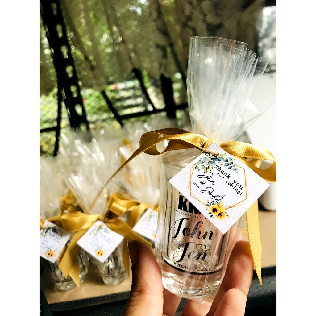 Shotglass wedding and party souvenir personalize   Shopee Philippines
