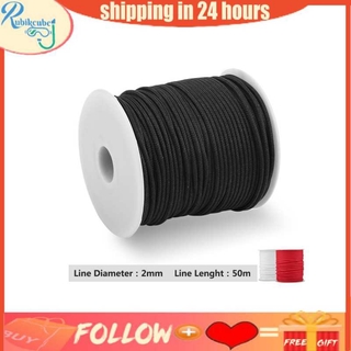 Red 50M Spool 2mm Dia Super Strong Durable Wear Resistance Speargun Reel Line 