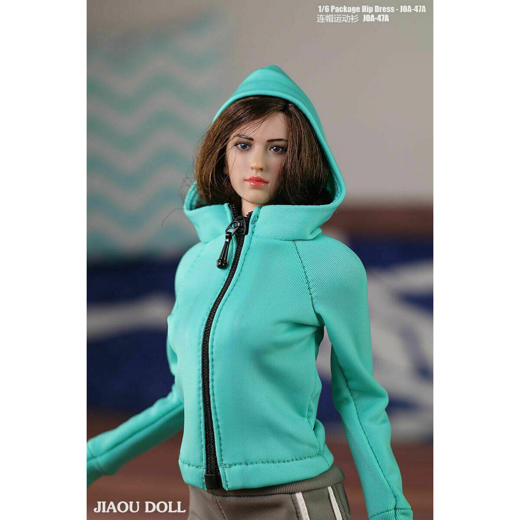 JIAO Doll 1/6 Joa-47 Jacket Hoodie SUit Coat Clothes f 12" Female Ph Figure Body 
