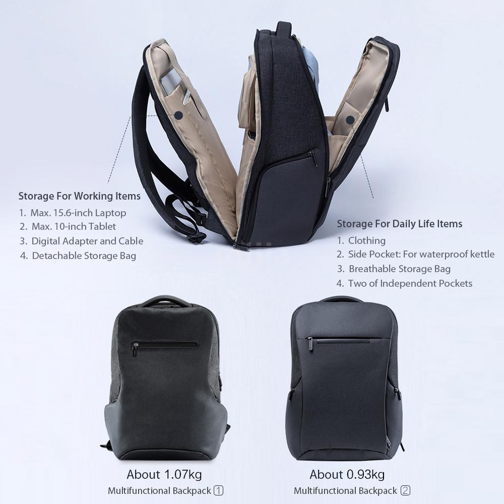 mi travel backpack features