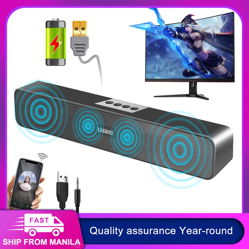 Desktop Laptops Computer Speakers SoundBar Home Audio & Speakers Wired