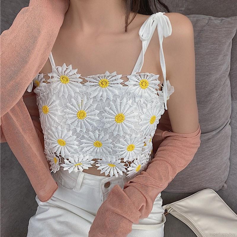 flower lace top