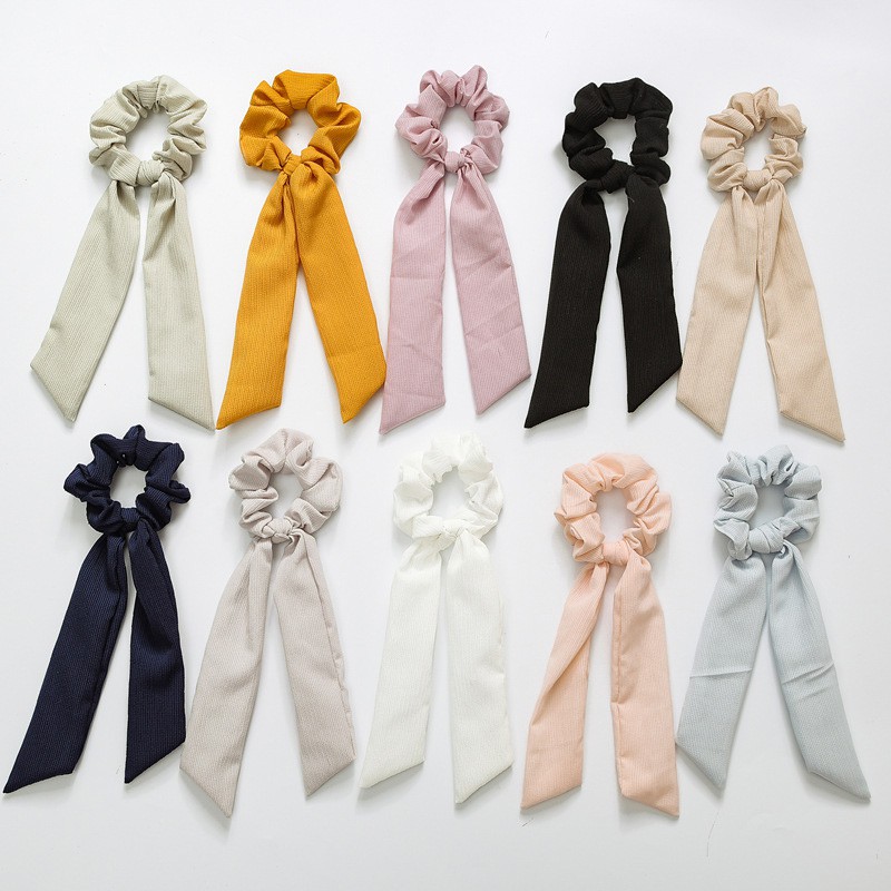 ribbon hair scrunchies