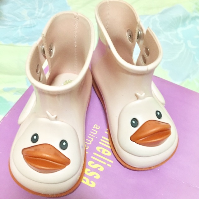 mini melissa duck boots