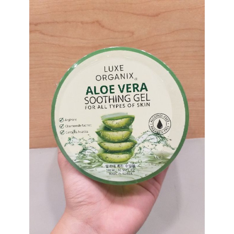 Luxe Organix Aloe Vera Soothing Gel Tub 300mL | Shopee Philippines