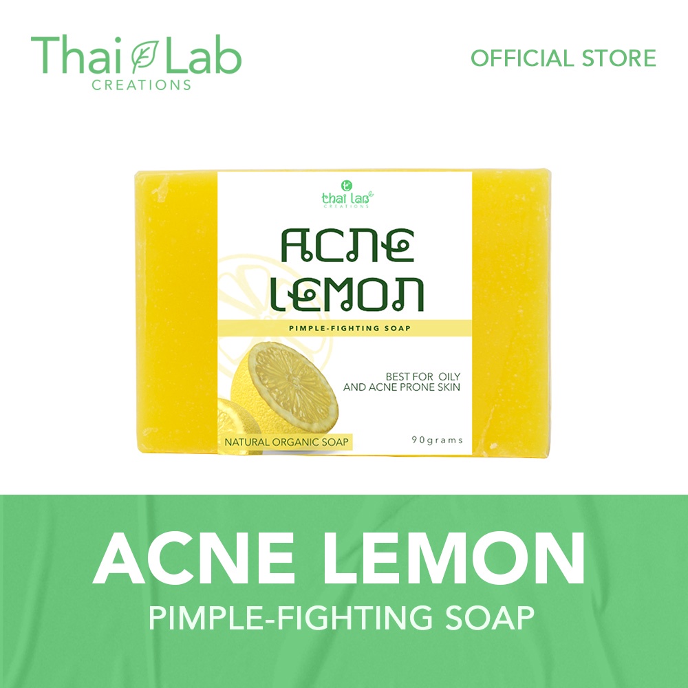 ThaiLab Creations Acne Lemon Soap, Anti Acne, Acne Treatment, Acne ...