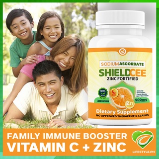 Vitamin c with Zinc sodium ascorbate health food suplement immune booster non acidic Shield Cee 30 c #2