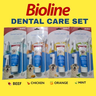 BIOLINE Dental Care Kit /Set for Pets ( Toothbrush & Toothpaste )