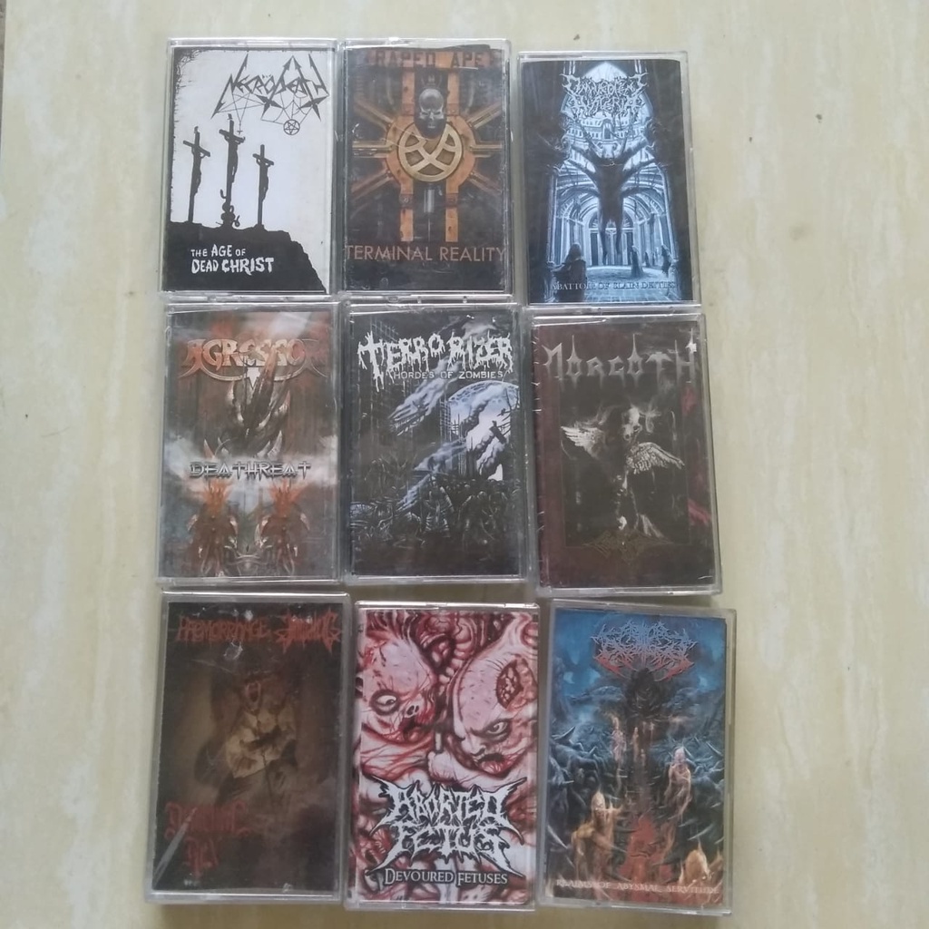 MultiVariants Death Metal Cassette Tape for Fans Shopee Philippines
