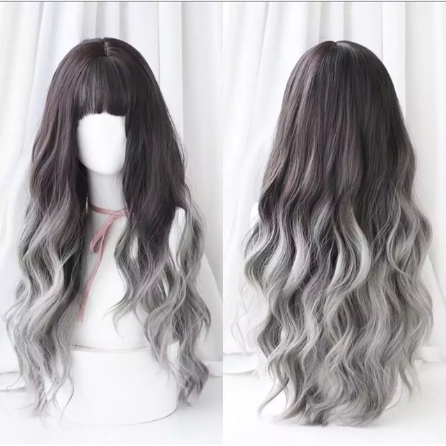 grey ombre wig