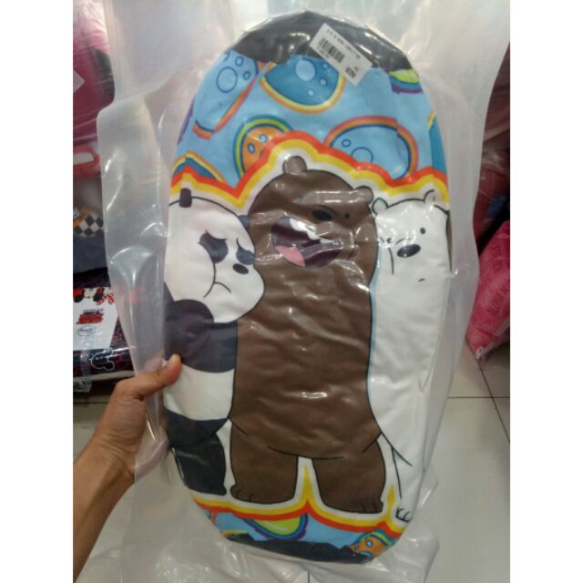 (ENERING) DAKKI GIFTABLE WE BARE BEARS KID BOLSTER (SIZE6"x16") HOTDOG