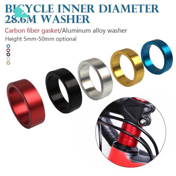 4Pcs Bicycle Headset Spacer Bike Headset Washer Front Stem Fork Spacers Reusable