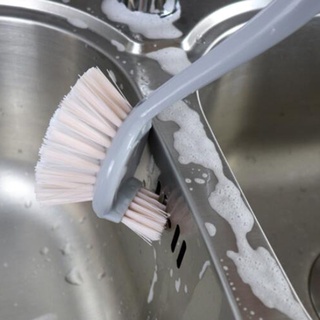 Kitchen Durable Bowl Plate Long Handle Brush Decontamination Dishwashing Brush Cleaning Tool #4