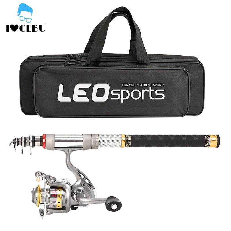 telescoping rod and reel combo
