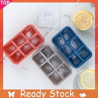 Soft Bottom Ice Cube Mold with Lid Silicone Ice Tray Mould DIY Homemade Jelly Mould #3