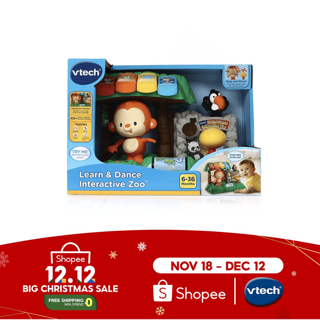 Vtech Learn & Dance Interactive Zoo Baby Toddler Toy | Shopee Philippines