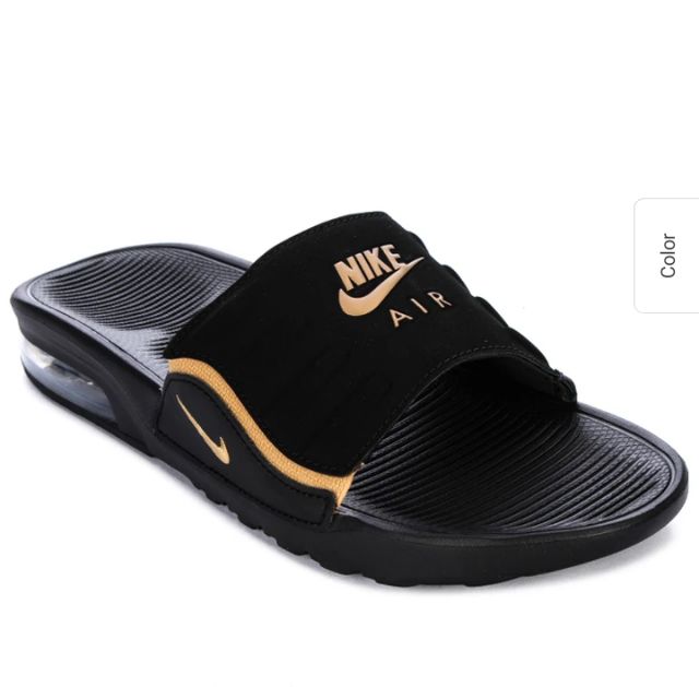 nike air max camden slide black and gold