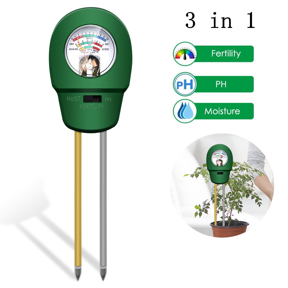 3 1 Soil Fertility Meter Moisture Fertility PH Tester Flower Meter