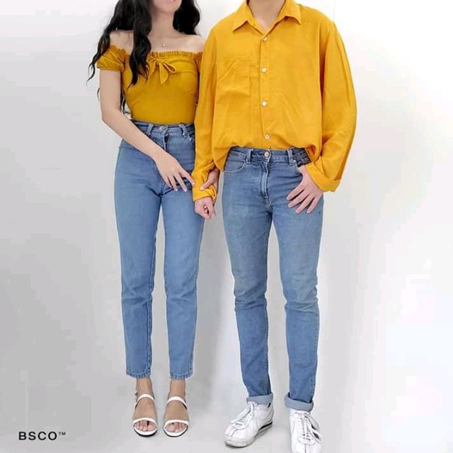 mustard shirt outfit