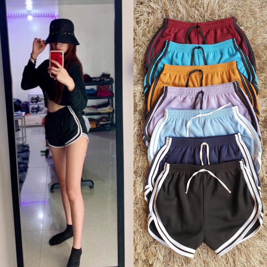 Dolphin shorts for woman booty shorts tiktok short pambahay | Shopee