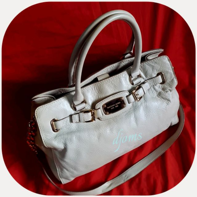 mk white tote bag