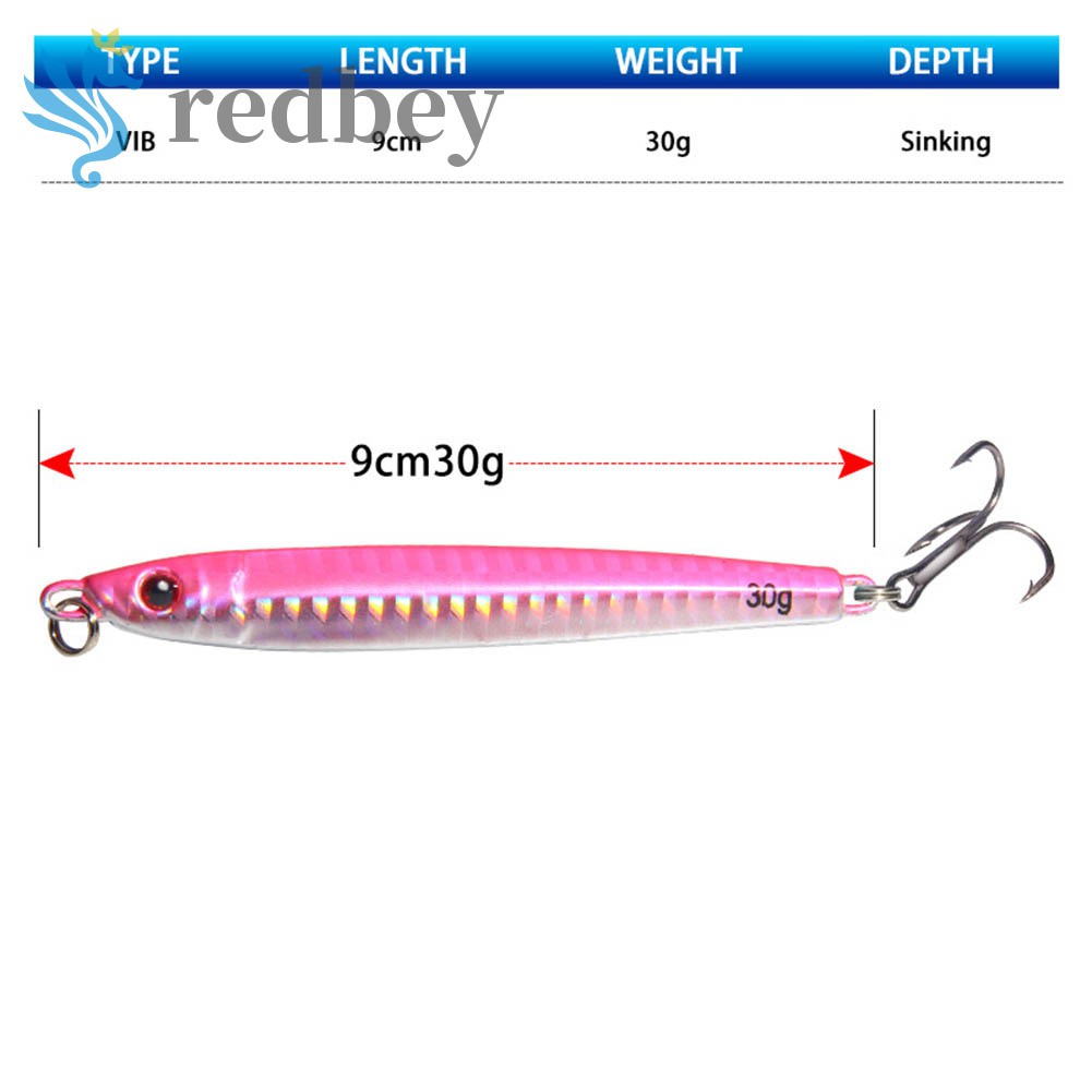 Details about   Hook Minnow Colorful  Lead Casting Spinning Baits Fishing Lures Jig Metal Slice