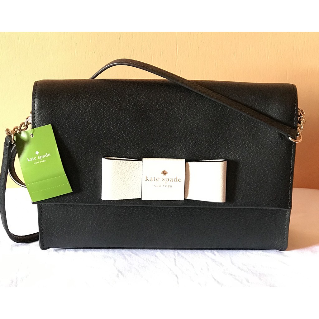 KATE SPADE CROSS BODY BAG WITH BOW | Shopee Philippines