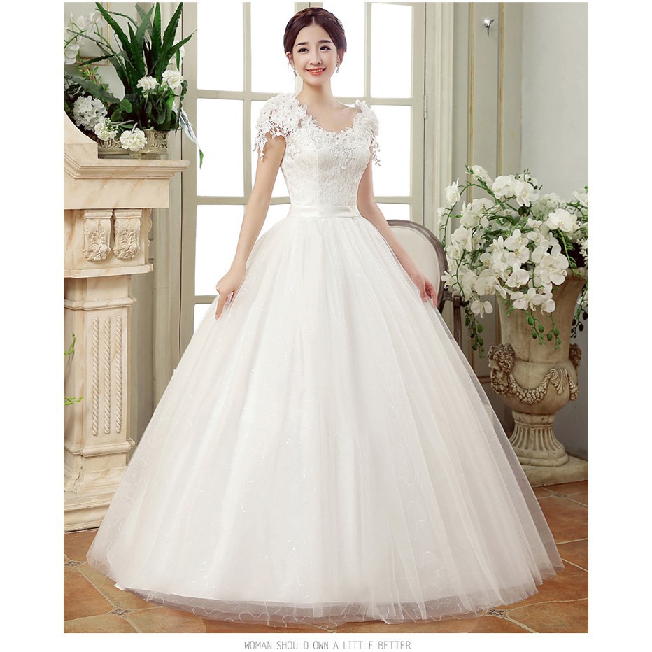 still white wedding gowns