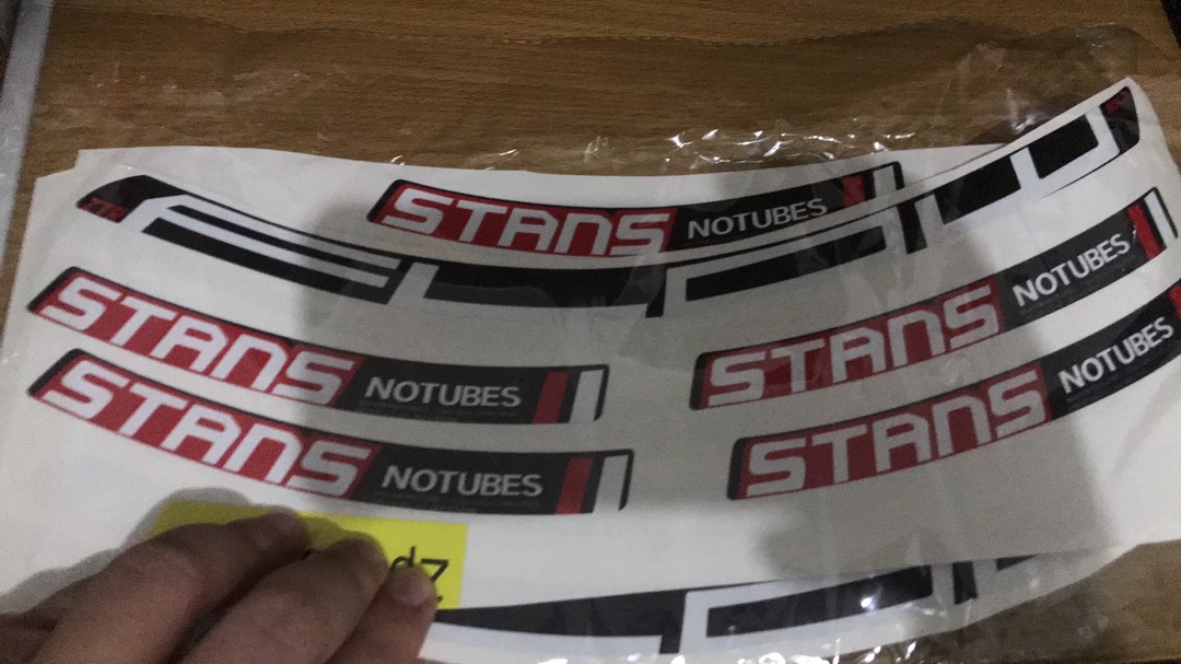 Vinyl 3M StickersMountain Bike Bicycle Wheel Rim Stickers For Stan's NOTUBES  FLOW MK3 | Shopee Philippines