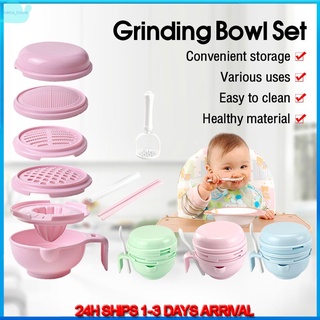 Baby Food Smasher 8 In 1 Food Masher Pacifier Feeder Baby Masher Baby Food Mills Serve Bowl Mixer