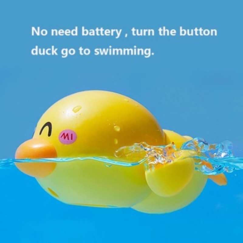 Baby Bath Toys Cute Swimming Ducks Wind up Bathtub Floating Toys for Toddler Boys Girls