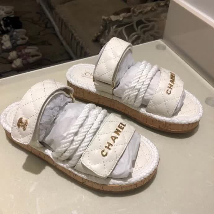 chanel flip flops womens