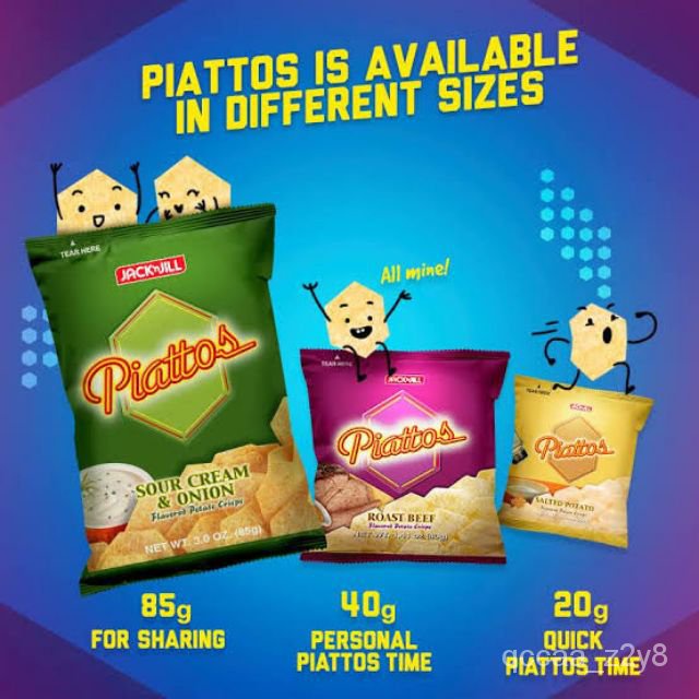 Piattos Flavored Potato Chips 40g Zxue Shopee Philippines