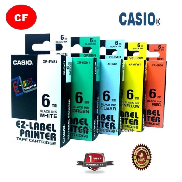 Casio Label Tape 6mm Shopee Philippines