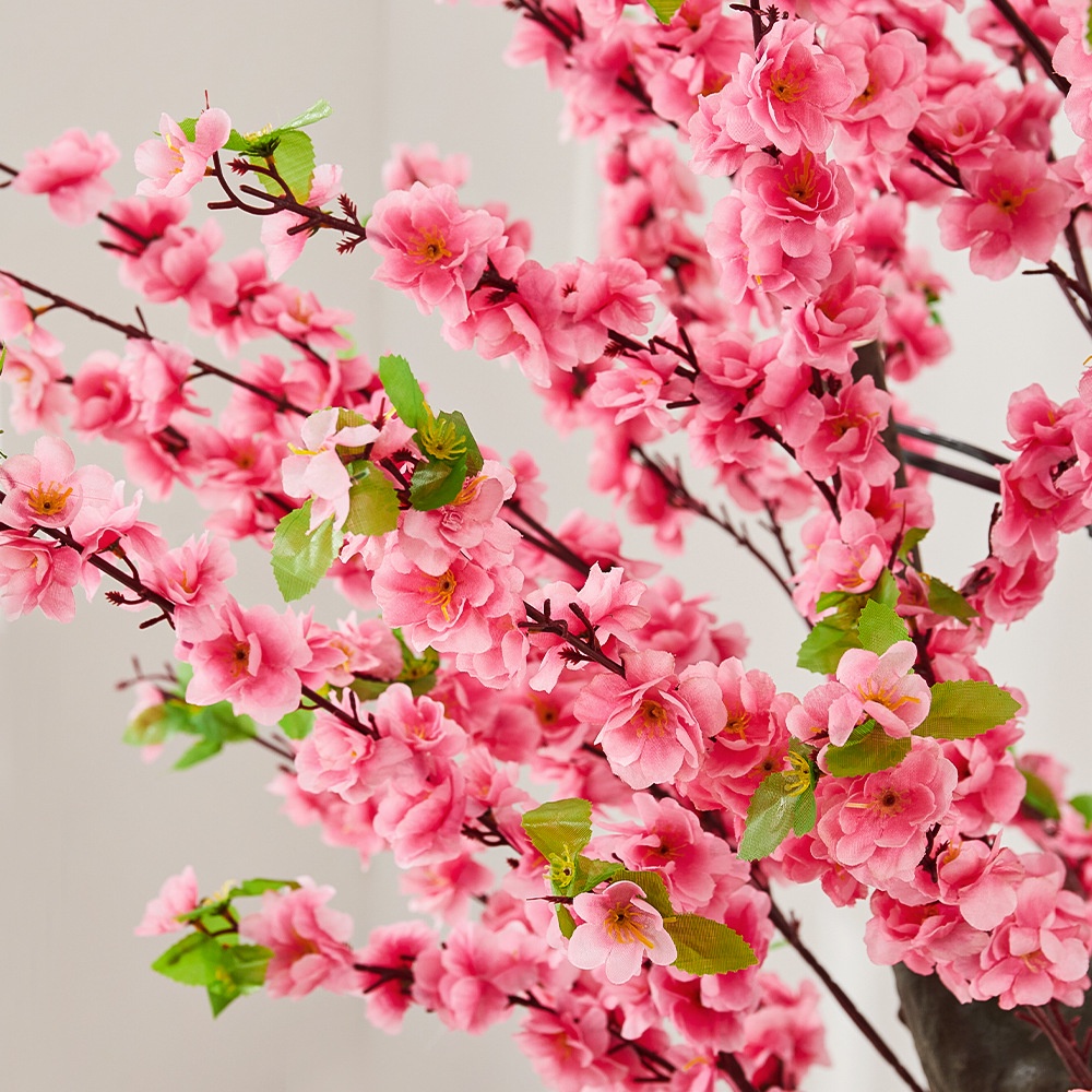 63cm Tall Fake Cherry Blossom Flowers Artificial, Decor Flower