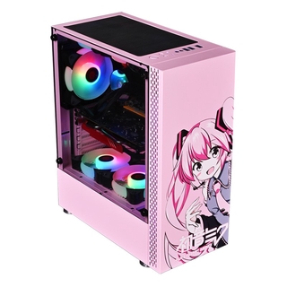 [Fast Delivery 3-5 Days] GAMEKM Computer Case Hatsune Miku Desktop PC ...