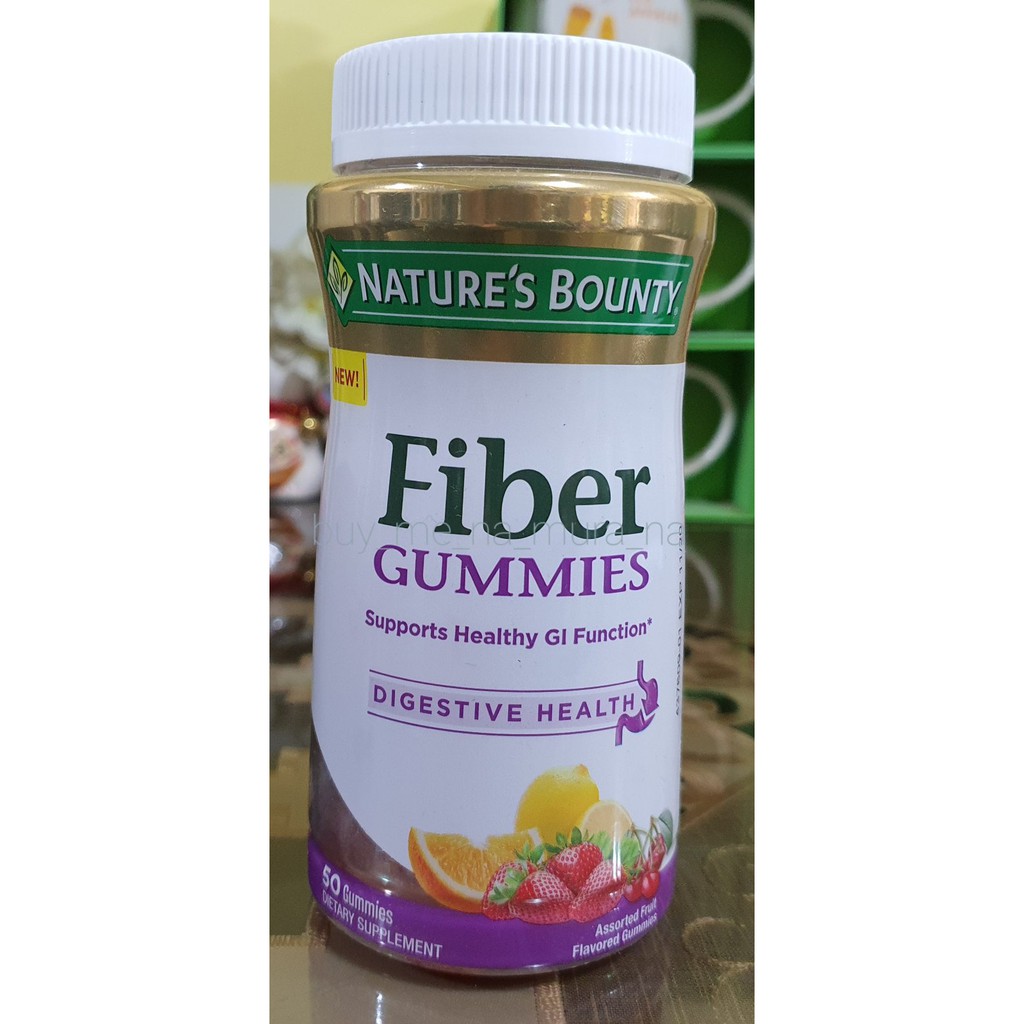 Nature S Bounty Fiber Gummies 50 Counts Shopee Philippines