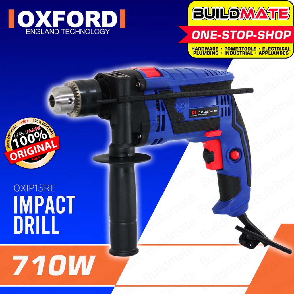 OXFORD ENGLAND Impact Drill 13mm 710W OXIP13RE •BUILDMATE• | Shopee ...