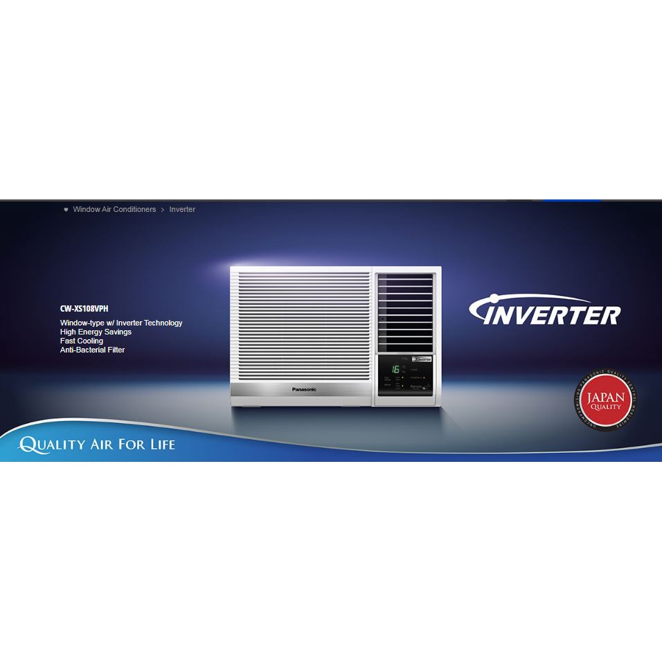 1.5 hp window type inverter aircon